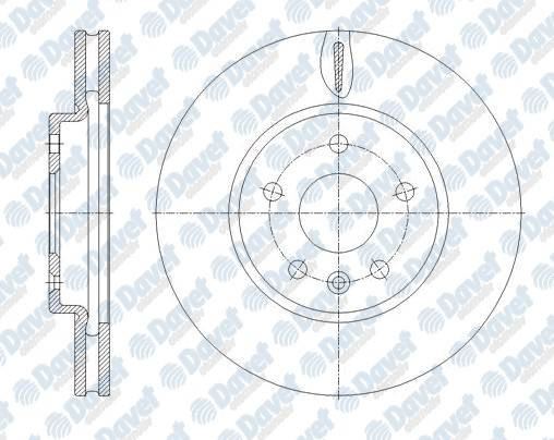 DELPHI BG4783C Fren Diski On Tk Opel Astra K (Cap 300)